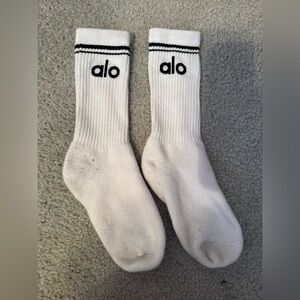 ALO unisex throwback sock